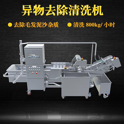 果蔬物料清洗機，氣泡清洗，清洗800kg小時