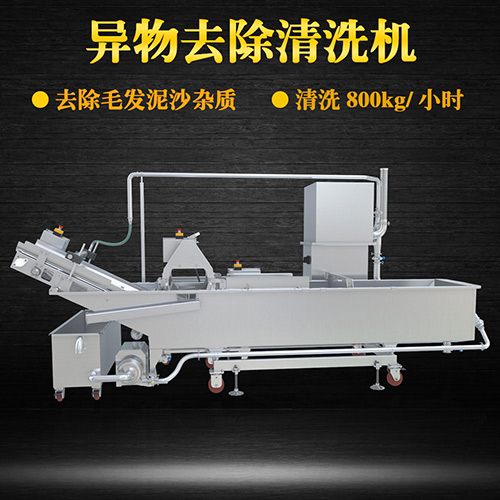 環(huán)速商用果蔬清洗機，氣泡清洗，清洗800kg小時